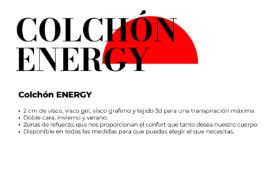 COLCHÓN ENERGY