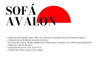 Sofá AVALON